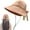 Coral Pink, variant on Wide Brim Hats for Woman Foldable Hats Sun Hats for Women uv Protection Bowknot Bucket hat Adjustable hat with Ponytail Hole