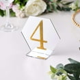 thumbnail image 2 of Efavormart 4" Number 4 Gold Self-Adhesive Rhinestone Number Stickers for DIY Crafts, Handicraft Art, Graduation Cap Decorations Birthday Party, Wedding Alpha-Numeric stickers, 2 of 10
