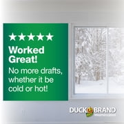 Duck Brand Heavy-Duty Rubber .38 x .25 x 17 Large Gap Weatherstrip Seal White