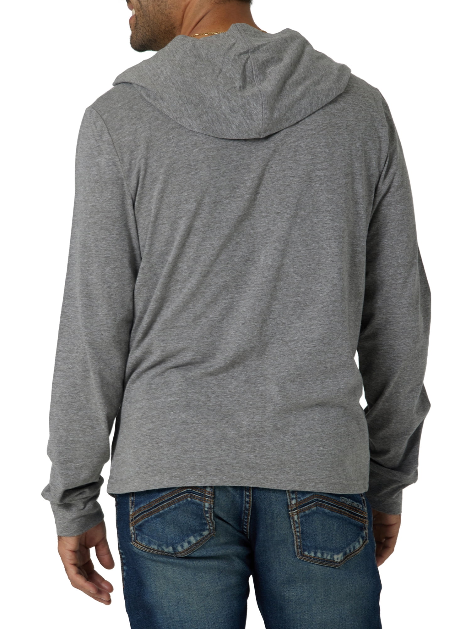 Republic Men's Long Sleeve Hooded Henley