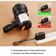 thumbnail image 4 of Linterna LED ultra potente recargable por USB, linterna impermeable de alta potencia, 4 of 5
