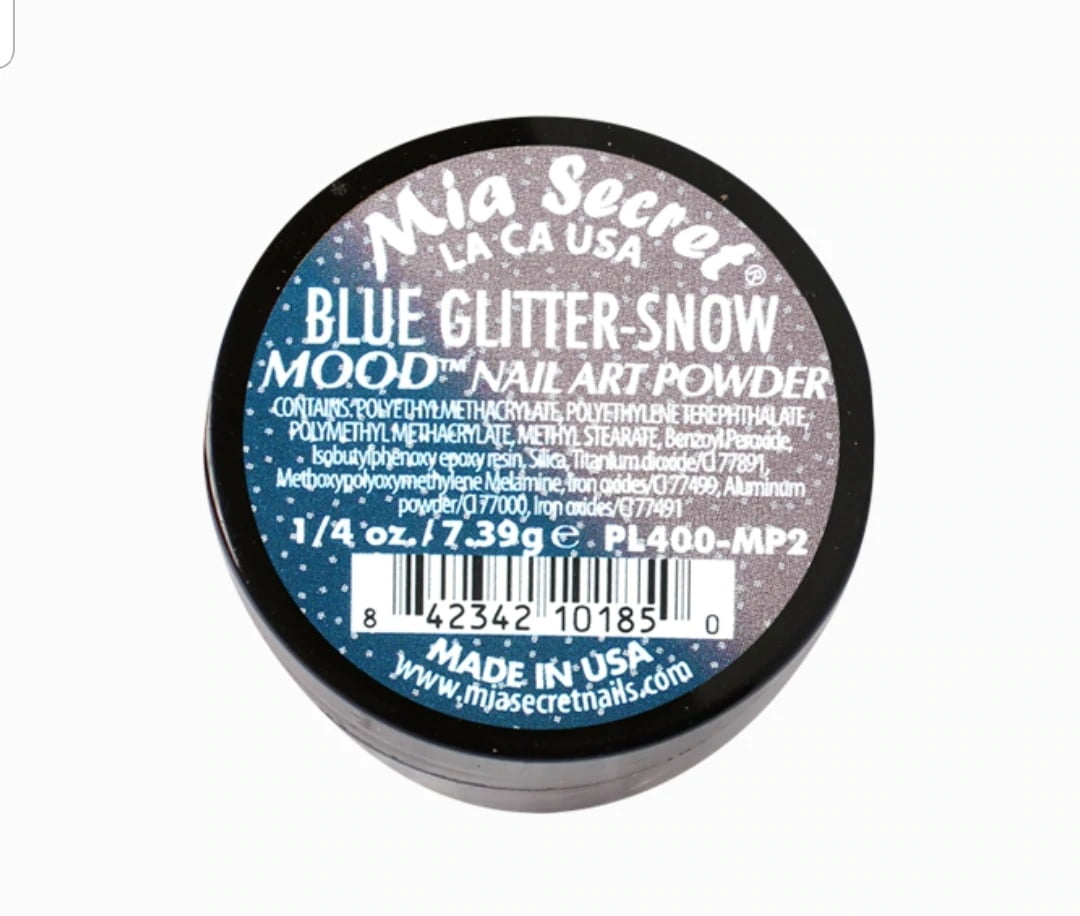 MIA SECRET (PL400-MP2) - Blue Glitter Snow (MOOD) 