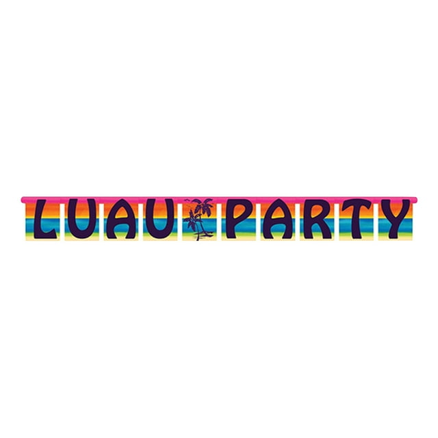Creative Converting Aloha Summer Luau Party Jointed Banner