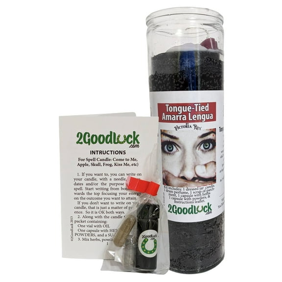 Tongue Tied Dressed Candle Kit - Amarra Lengua