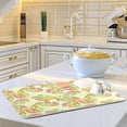 thumbnail image 5 of SKYSONIC Dish Drying Mat for Kitchen Counter Giraffe Monstera Eco Friendly Drying Mat - Easy to Clean Heat Resistant Dish Mat - 16x18, 5 of 6