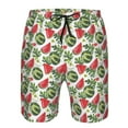 thumbnail image 4 of Kdxio Watermelons Pattern Mens Casual Shorts - Drawstring Summer Beach Sports Shorts for Men, 4 of 9
