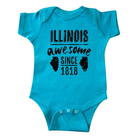 

Inktastic Illinois Awesome Since 1818 Gift Baby Boy or Baby Girl Bodysuit