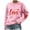Pink, variant on Gytharion Valentine's Day Sweatshirts for Women Cute Love Heart Print Pullover Shirts Loose Casual Long Sleeve Crew Neck Blouses Ladies Soft Comfy Valentines Tops