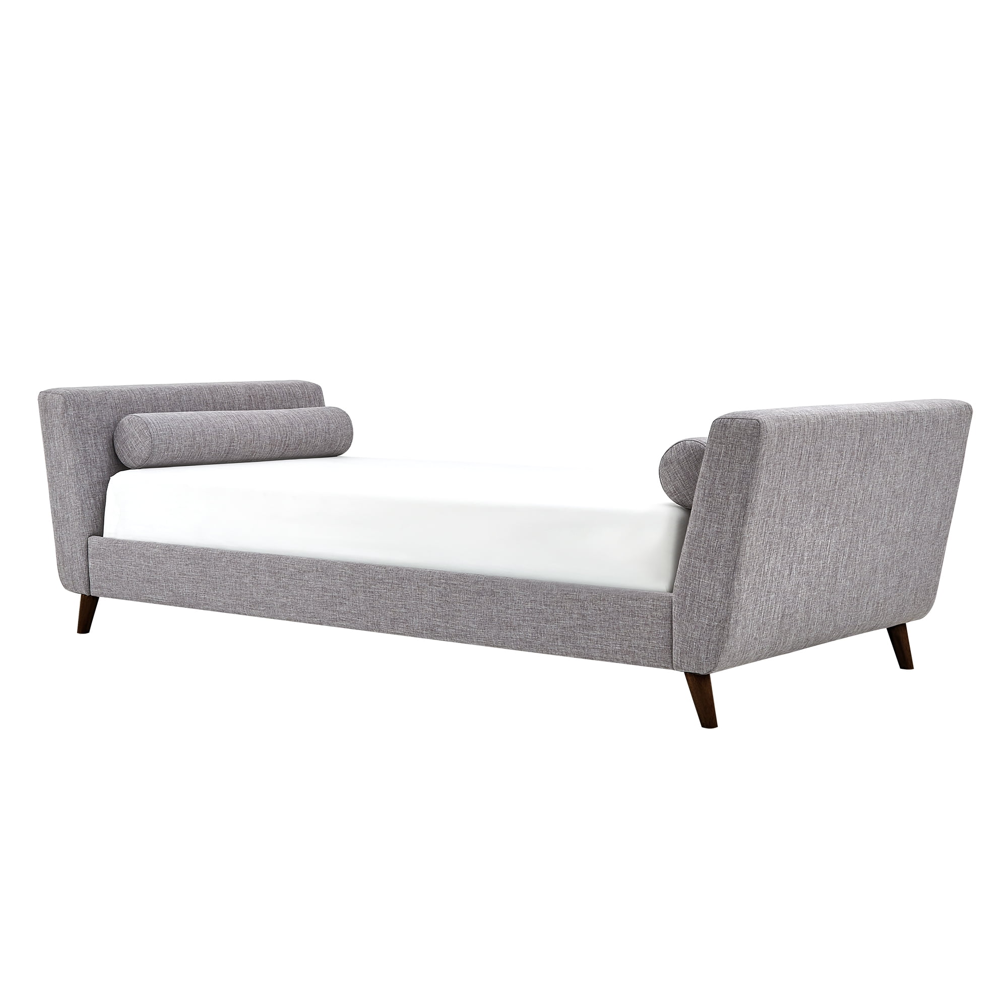 Chelsea Lane Asha Upholstered Linen Daybed, Grey