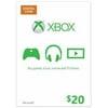 Microsoft K4w-00028 Xbox Gift Card $20