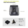 thumbnail image 3 of Bolsa para equipamiento deportivo ARENA All Set Mesh Sack 40 L negra, 3 of 7