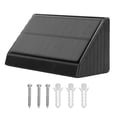 thumbnail image 2 of Aplique de pared solar inalámbrico IP54 impermeable automático LED con energía solar apliques de pared para jardín patio trasero patio valla poste escalera paso, 2 of 8
