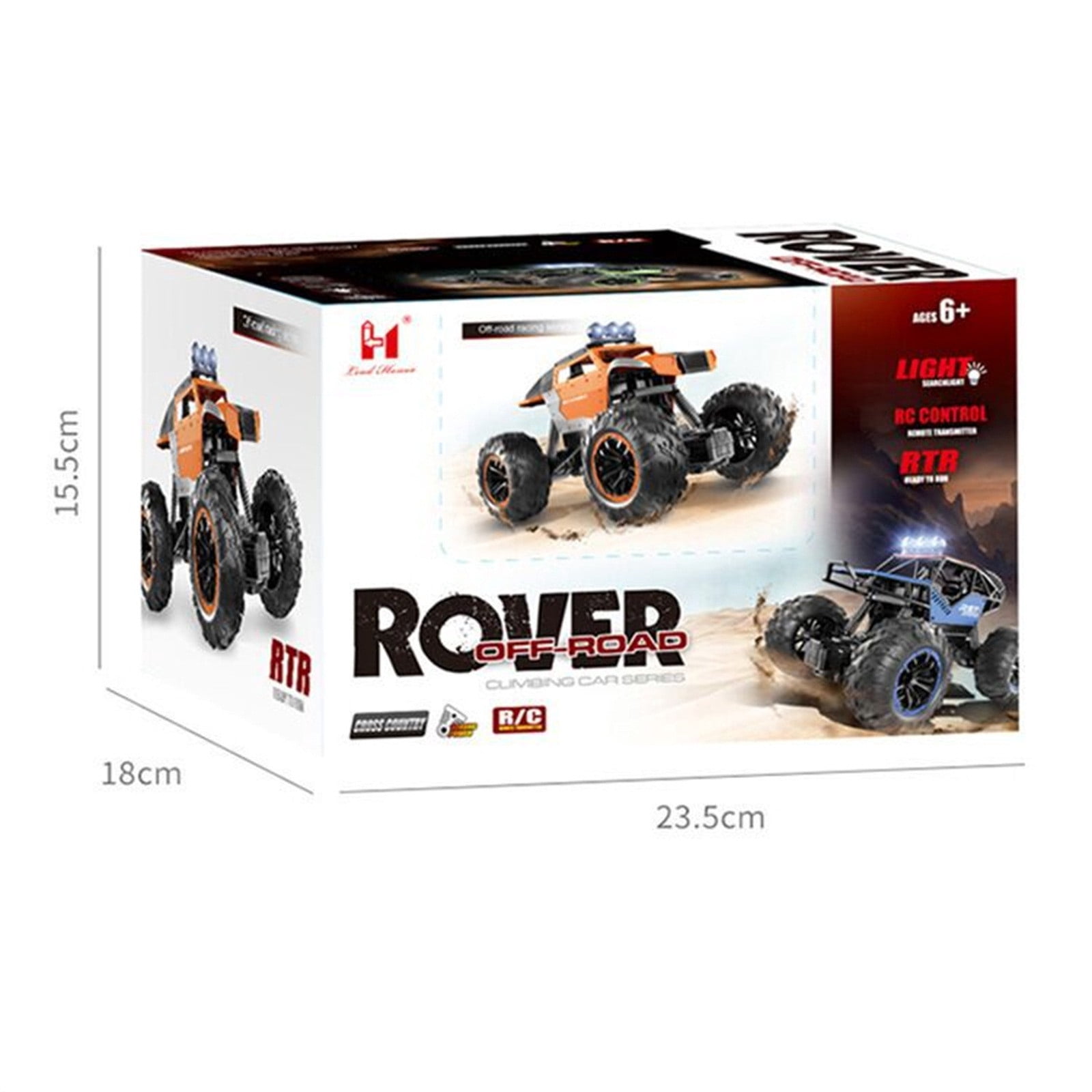 TERGAYEE 2.4GHz Off Road Remote Control Car, All Terrain Off Road Vehicle Four Wheel Drive Hight Speed, High Elasticity Shock Absorber Strengthen Protective Frame Christmas Gifts Birthday Gifts