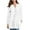 White, variant on RXIRUCGD Women's Cotton And Linen Long Sleeved Top Fashionable Solid Color Button Up Shirt Women's V-neck Loose T-shirt Top Long Sleeved V-neck Top/shirt, White, Size: S