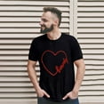 thumbnail image 2 of Valentine's Day Fashion Casual Print Crew Neck Short Sleeve T Shirt (man), 2 of 2
