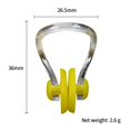 thumbnail image 4 of Eigraketly 10 Uds Clip de nariz de natación cómodo enchufe de ruido de buceo Protector de nariz de natación de silicona Deportes acuáticos Numero 3 Eigraketly OD010285-03, 4 of 6