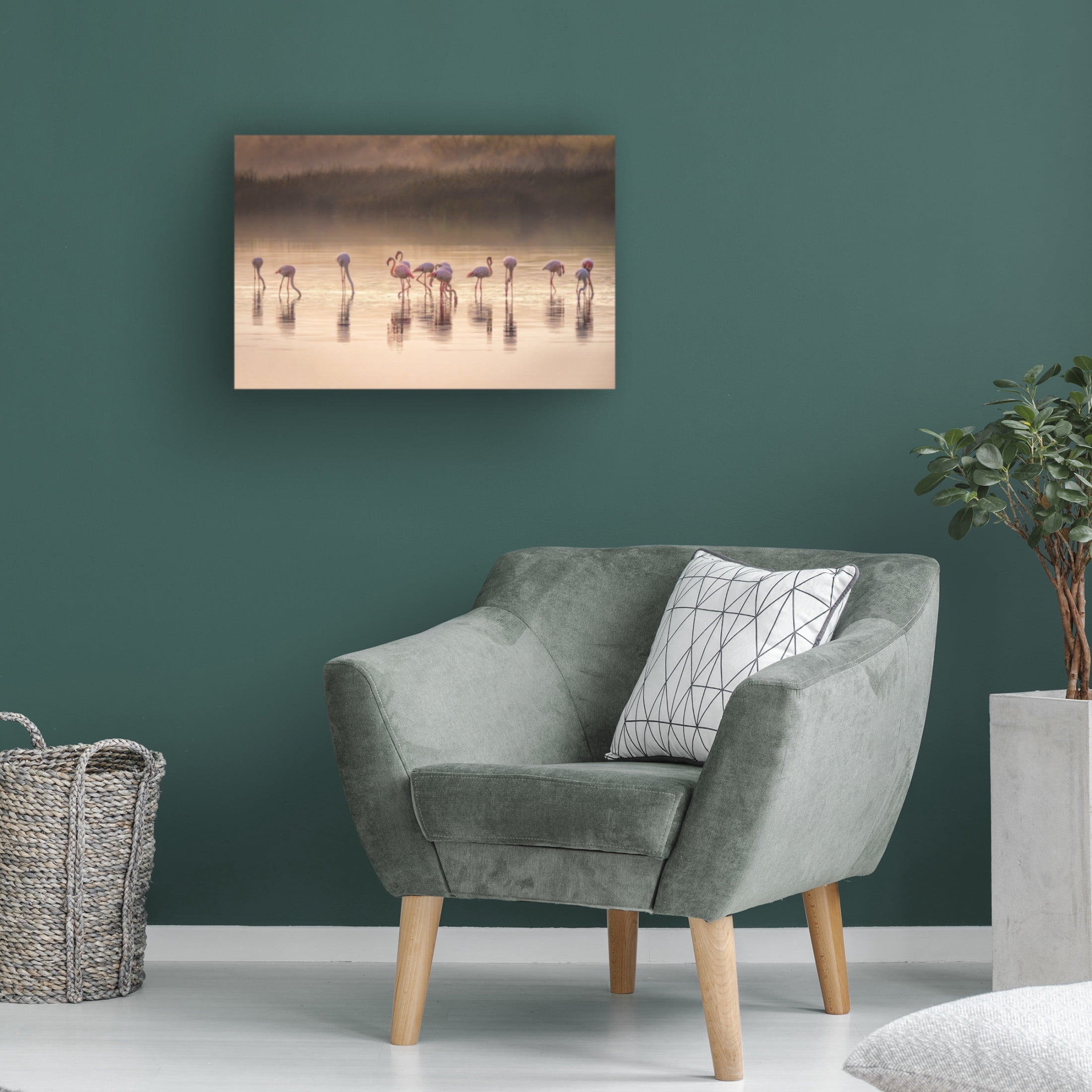 Canvas Wall Art - Jeffrey C. Sink 'Photographic Ode To Monet' Wall Art for Living Room, Bedroom, or Office Décor by Trademark Fine Art - 24 x 16 Inches
