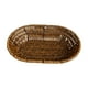 thumbnail image 2 of Cesta de pan ovalada con bandeja organizadora para aperitivos, cesta de almacenamiento de mimbre tejida a mano, cesta de frutas de imitación de ratán 24 cm x 17 cm x 6 cm, 2 of 8