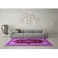 thumbnail image 3 of Ahgly Company Indoor Rectangle Persian Purple Traditional Area Rugs, 3' x 5', 3 of 4