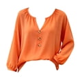 thumbnail image 3 of Business Casual Tops for Women Kelon Dressy Tops for Women Long Sleeve V Neck Business Casual Office Top Summer Spring Clothes, XL, 3 of 4