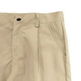 thumbnail image 6 of Miluxas Men's Cotton Work Pants, Multi-Pocket Solid Color Elastic Ankle, Outdoor Hiking Camping Khaki, 6 of 9