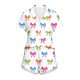thumbnail image 3 of TaTaai Womens Button Down Pajama Set Soft Lightweight Short Sleeve Top Ruffle Shorts Notch Collar Elastic Waist Comfortable Sleepwear Loungewear For Spring Summer Daily Nightwear Gift, 3 of 7