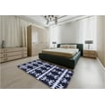 thumbnail image 4 of Ahgly Company Indoor Rectangle Patterned Night Blue Area Rugs, 7' x 10', 4 of 6