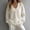 White, variant on LEKODE Women Solid Cotton Mesh Hollow Knit V Neck Button Down Long Sleeve Ribbed Cuffs Relaxed Fit Casual Summer Layering Knit Cardigan Outerwear Beige L