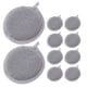 thumbnail image 4 of 10 paños de cocina de alambre antirayaduras, estropajos reutilizables, esponja de doble cara para lavavajillas, herramienta de limpieza redonda de doble cara, 4 of 7