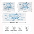 thumbnail image 4 of Haosy Satin Pillowcase for Hair and Skin Standard Cooling Silk Pillow Case with Envelope Closure Cute Blue Octopus and Star 20"x40", 4 of 9