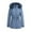 Blue, variant on Womens Long Puffer Jackets with Faux Fur Hood Warm Fleece Winter Coats Thicken Snow Ski Down Coats Parka Jackets
