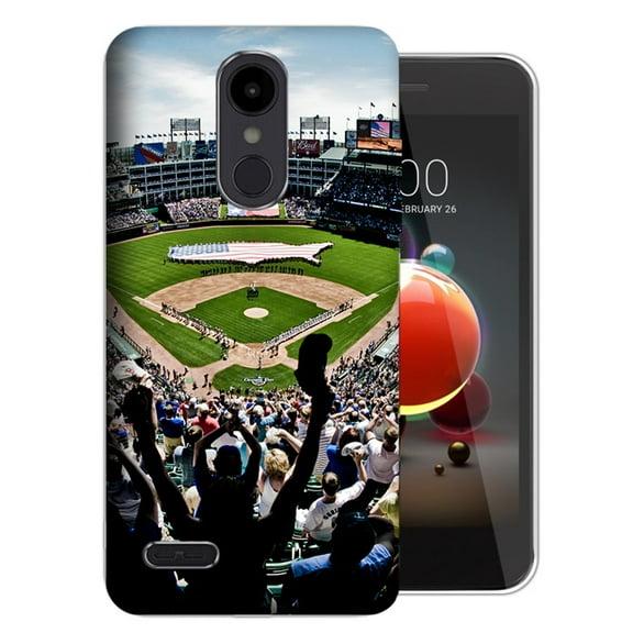 MUNDAZE LG Stylo 4 / Stylo 4 Plus Design Case - Baseball Park Stadium Design Skin Phone Case Cover