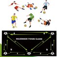 thumbnail image 4 of Rbaofujie Bathroom Rugs Non Slip Washable Football Training Mat Slip and Noise Reduction Household Children'S Football Mat Training Home Training Mat Multiple Sizes Front Door Rugs Indoor, 4 of 7
