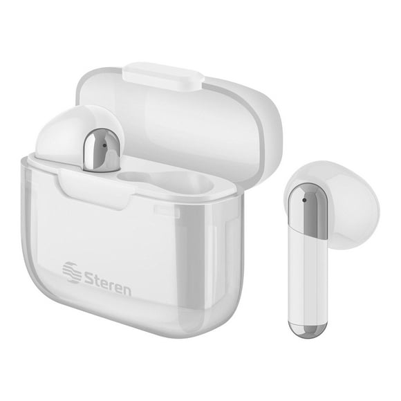 Audífonos Bluetooth Touch True Wireless ergonómicos color blanco blanco