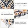 thumbnail image 5 of FORMRS Womens Scarf Winter Soft Long Big Warm Shawls Wrap Tassel Scarves, Orange Art Pattern, 5 of 9