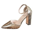 thumbnail image 3 of Women's High Heels Elegant Pointed Toe Strap Heel Dress for Wedding Party and Formal Occasions Comfortable On Shoes, 3 of 9
