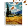 thumbnail image 3 of Van Gogh Cypress Wheat Field Canvas Wall Art Print, Home Decor for Living Room Bedroom Dining Room Office, 3 of 8