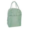 thumbnail image 4 of Mainstays Green Reusable Round Top Polyester Lunch Bag with Zippered Main Compartment, 4 of 5