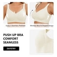 thumbnail image 6 of Daystry Womens Plus Size Wireless Bra Supportive Seamless Bras Full Coverage Push Up Comfortable No Underwire Tshirt Bras, 6 of 9