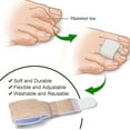 thumbnail image 7 of Welnove 6Pcs Hammer Toe Straightener Splints Cushioned Toe Wraps Cushioned Bandages Correct Bent Curled Overlapping Toes ,Beige, 7 of 7
