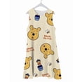 thumbnail image 1 of Moda verano Disney niñas pijamas niños camisón sin mangas niños bebé Winnie the Pooh camisón 6 8 10 12 años Old100 Gao Jinjia LED, 1 of 1