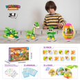 thumbnail image 3 of Dinosaur Party Favors Wisdom Castle, 12 huevos de dinosaurio con juguete de construcción, 3 of 7