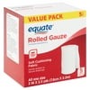 Equate Rolled Gauze, Value Pack, 5 Count