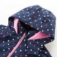 thumbnail image 6 of MGEOY Girls Rain Jackets Lightweight Waterproof Hooded Raincoats Windbreakers, 6 of 7