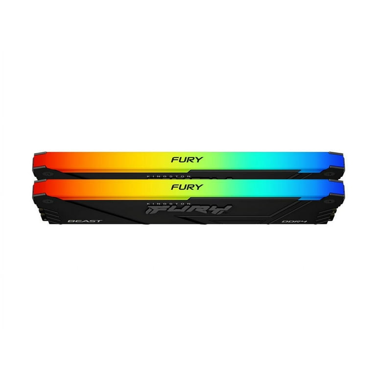 Kingston 16GB FURY Beast RGB DDR4 3600 MHz UDIMM Memory Kit (2 x 8GB)