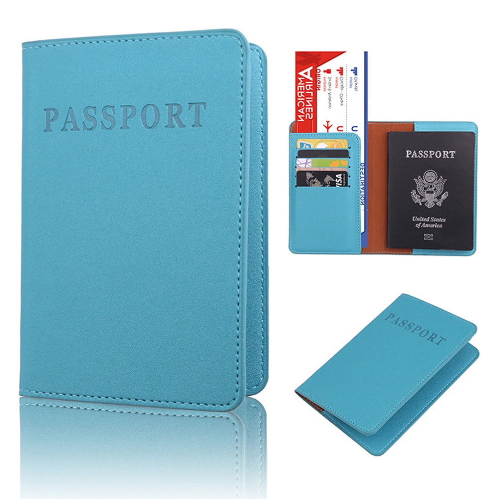 Travel Passport Cover Case Protector Organizer Protable ID Card Cover Holder OS 