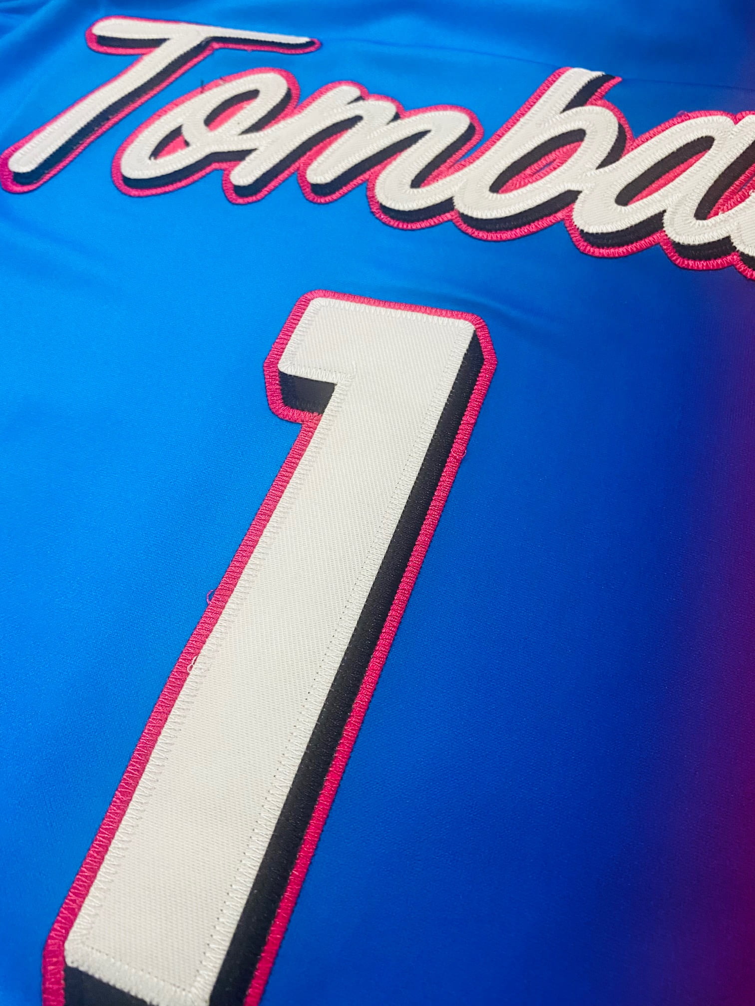jimmy butler pink and blue jersey