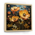 thumbnail image 2 of Designart "A Melody of Gold The Marigold s Beauty II" Floral Floater Framed Canvas Art Print, 2 of 7
