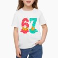 thumbnail image 2 of Six Seven Ice Cream Shirts for BoysGirls, Ice Cream Drip Tee-Funny 6 7 Short Sleeve Tops,White 110cm, 2 of 6