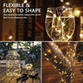 thumbnail image 3 of Morttic 2 Pack Solar String Lights,200 LEDs 66Ft Waterproof Outdoor Fairy Lights with 8 Lighting Modes,Garden Copper Wire Decorative Lights for Patio,Gate,Trees,Wedding,Party,Christmas (Warm White), 3 of 9